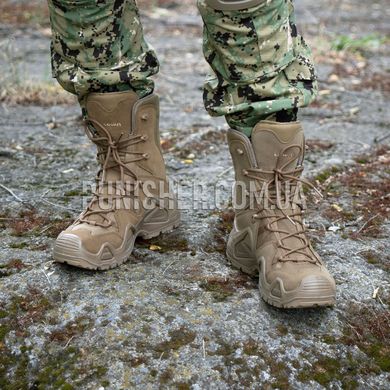 Lowa Zephyr GTX HI TF Tactical Boots, Coyote Brown, 11.5 R (US), Demi-season