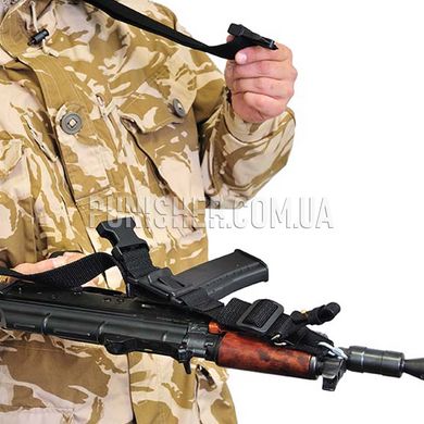 Оружейный ремень A-line T2 автоматный трехточечный, Черный, Оружейный ремень, Трехточечный