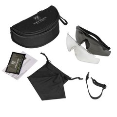 Комплект баллистических очков Revision Sawfly Max-Wrap Eyewear Essential Kit, Черный, Прозрачный, Дымчатый, Очки, Large