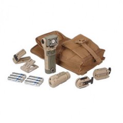 Energizer Hard Case Tactical Lighting Kit, Tan, Accessories, Blue, Green, White, IR, Red, 55