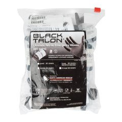 Набір нітрилових рукавичок NAR Black Talon Gloves 25 пар, Чорний, Інше, Medium