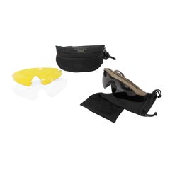 Revision Sawfly Eyeshield 3Ls kit British version (Used), Tan, Transparent, Smoky, Yellow, Goggles