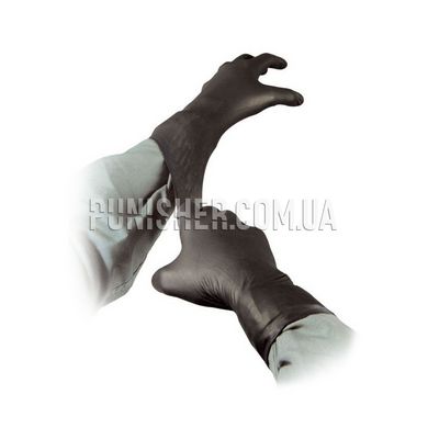 Набір нітрилових рукавичок NAR Black Talon Gloves 25 пар, Чорний, Інше, Large