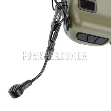 Активная гарнитура Earmor M32 Mark 3 MilPro, Foliage Green, С оголовьем, 22, Single