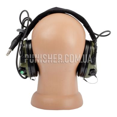 Earmor M32 Mark 3 MilPro Tactical Headset, Foliage Green, Headband, 22, Single