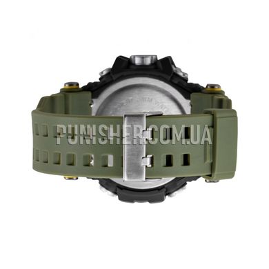 Smael Makro Watch, Olive Drab, Alarm, Date, Day of the week, Month, Backlight, Stopwatch, Tactical watch