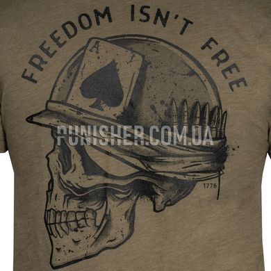 Nine Line Apparel Freedom Isn't Free T-Shirt, Olive, Small