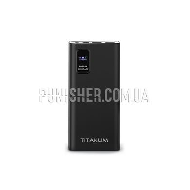 Titanum 727S 20000 mAh Powerbank with fast charging function, Black