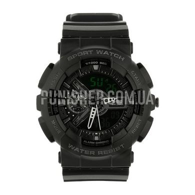 M-Tac Sport Watches, Black, Alarm, Calendar, Backlight, Stopwatch, Tactical watch