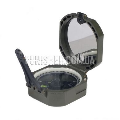 M-Tac Artillery Compass, Olive, Plastic, Fluorescent paint