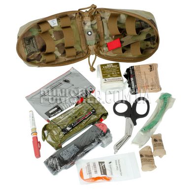 Набір медичної допомоги NAR Tactical Operator Response Kit (TORK) з Chitogauze XR PRO, Multicam, Бинт для тампонади, Бинт еластичний, Декомпресійна голка, Медичні ножиці, Носоглоточний повітропровід, Турнікет, Щиток для очей