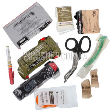 NAR Tactical Operator Response Kit (TORK) with Chitogauze XR PRO, Multicam, Gauze for wound packing, Elastic bandage, Decompression needles, Medical scissors, Nasopharyngeal airway, Turnstile, Eye shield