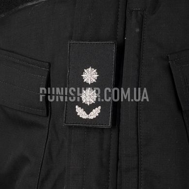 Shoulder-strap Police Lieutenant Colonel (pair) with Velcro 10х5cm, Black, Police, Lieutenant Colonel