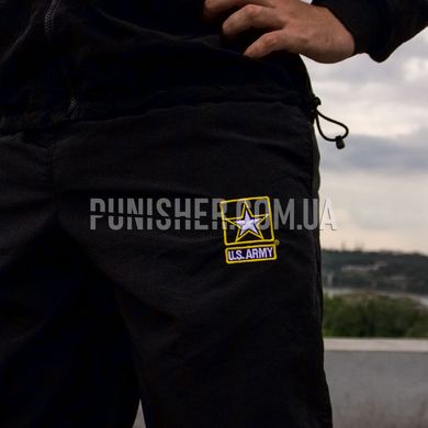 Штани US Army APFU Physical Fitness Uniform Pants, Чорний, Large Regular