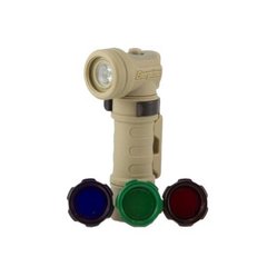 Energizer Hard Case Tactical Romeo Compact Flashlight, Tan, Flashlight, Battery, White, 43