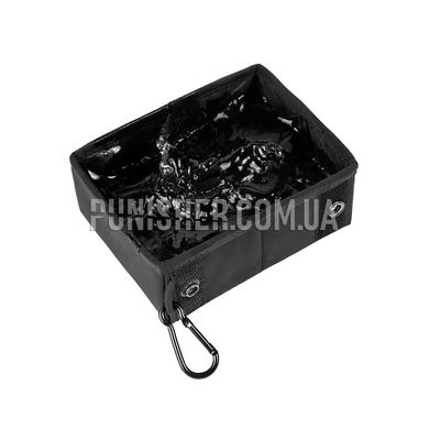 Складная миска OneTigris Small Collapsible Dog Bowl для собак, Черный, Medium
