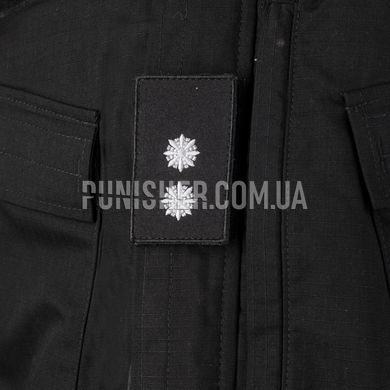 Shoulder-strap Police Lieutenant (pair) with Velcro 8х5cm, Black, Police, Lieutenant