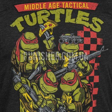 Футболка Nine Line Apparel Tactical Turtles, Черный, Large