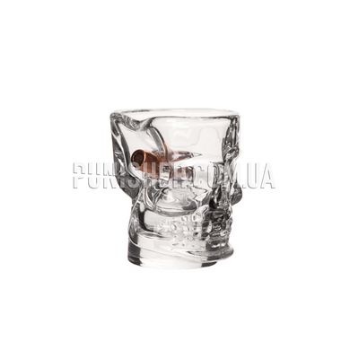 Gun and Fun Skull-glasses with a bullet Set, Clear, Посуда из стекла