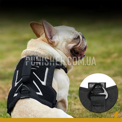 OneTigris X Armor Mini Dog Harness, Black, Small