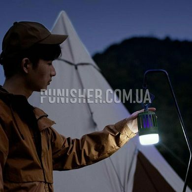 Ліхтар кемпінговий з захистом від комарів Naturehike Repellent light NH20ZM003, Зелений, Кемпінговий, Батарейка, 230