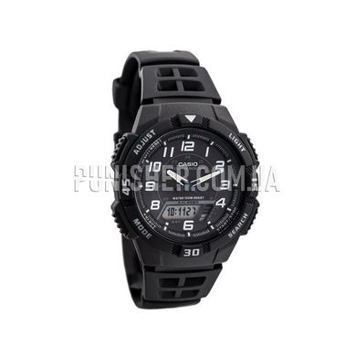 Casio Comby Sport AQ-S800W-1BVEF Watch, Black, Alarm, Date, Day of the week, Month, Second time zone, Backlight, Stopwatch, Timer