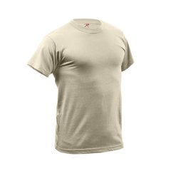 Rothco Solid Color 100% Cotton T-Shirt, Sand, Medium