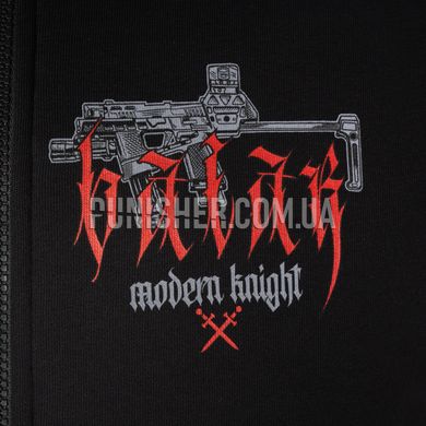 Balak Wear "Modern Knight" Hoodie, Black, Small