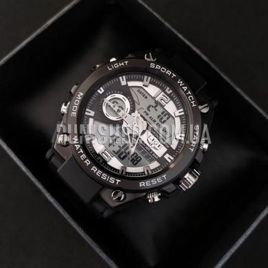Lige Sport Watch, Black, Alarm, Date, Day of the week, Month, Backlight, Stopwatch, Timer, Tactical watch