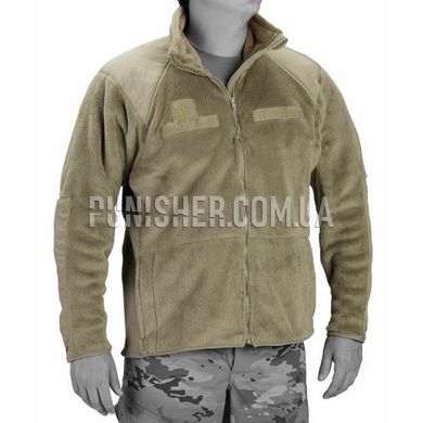 Propper Gen III Fleece Jacket, Tan, Large Regular