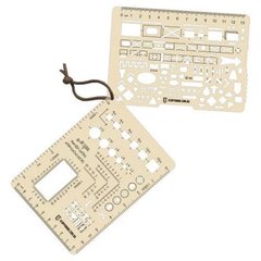 ECOpybook TZ+M Ruler Set, Clear, Accessories