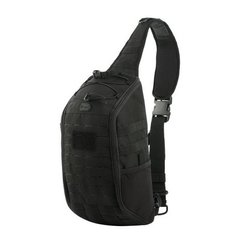 M-Tac Armadillo One strap Backpack, Black, 10 l