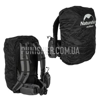 Рюкзак туристичний Naturehike Rock NH20BB113, 40+5 л, Чорний, 45 л