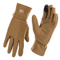 M-Tac Winter Soft Shell Coyote Gloves, Coyote Brown, X-Large