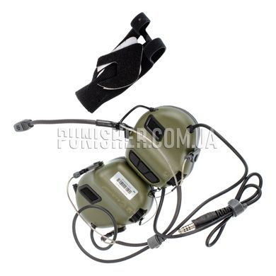 Earmor M32N Mark 3 MilPro Headset, Foliage Green, Neckband, 22, Single
