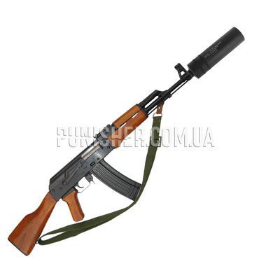Военный глушитель Титан FS-RPK, калибр 5.45 мм, Черный, Глушитель, AK-74, AKC-74, AKC-74У, РПК-5.45, 8