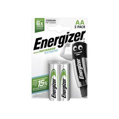 Energizer Recharge Extreme Battery AA 2300 mAh 2 pcs, Grey, AA