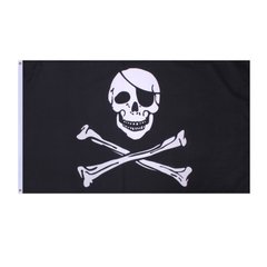 Rothco Jolly Roger Flag 3' X 5', Black