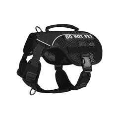 OneTigris Comet’s Tail Dog Harness, Black, Small