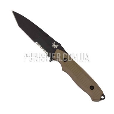 Benchmade Nimravus Knife, Sand, Knife, Fixed blade, Half-serreitor
