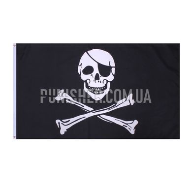 Rothco Jolly Roger Flag 3' X 5', Black
