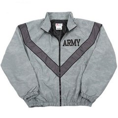U.S. Army IPFU PT Reflective ACU Jacket, Grey, Small Regular