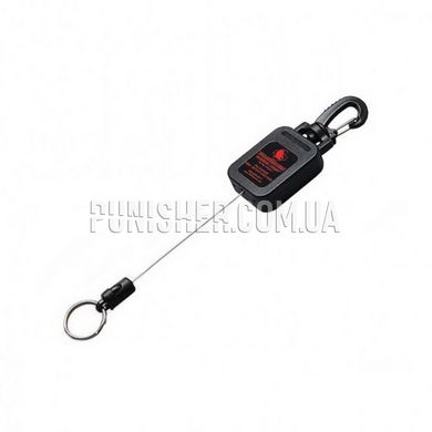 NAR Scissor Leash Retractor, Black, Safety cord