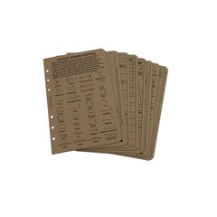 Rite In The Rain Tactical Reference Card Set 9200T-R, Tan, Accessories