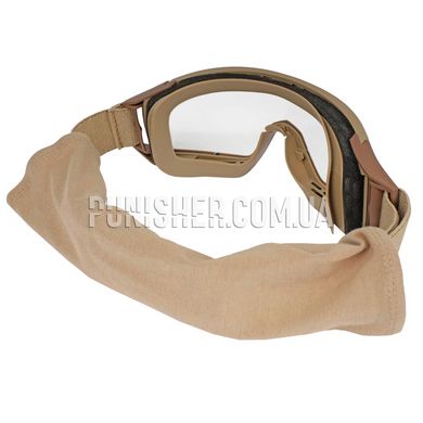 Revision Desert Locust Deluxe Goggle Vermillion Kit, Tan, Transparent, Smoky, Red, Mask