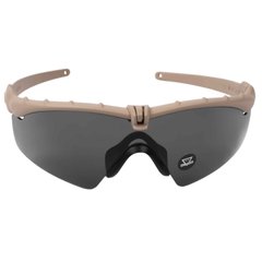 Баллистические очки Oakley Si Ballistic M Frame 3.0 с темной линзой, Tan, Дымчатый, Очки