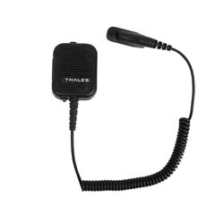Thales Speaker Microphone headset for Motorola DP4400 (Used), Black