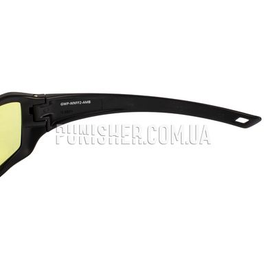 Walker’s IKON Forge Glasses with Amber Lens, Black, Amber, Goggles