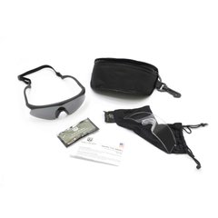Revision Sawfly Military Kit with strap, Black, Transparent, Smoky, Goggles