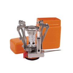 Portable Outdoor Backpacking Camping Stove, Silver, Gas Burner